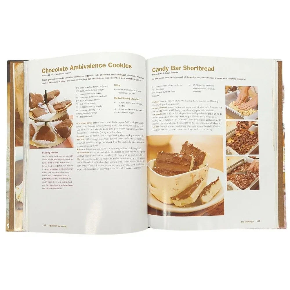 A Passion For Baking Marcy Goldman Cookbook Hardcover 220 Recipes Oxmoor House